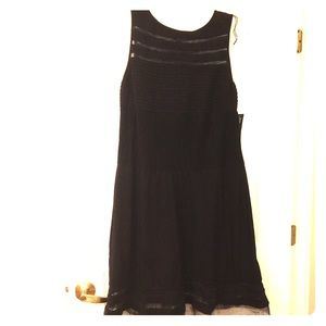 Black Adrianna Papell Jersey Dress